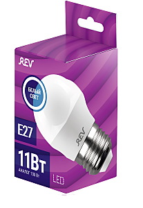 Светодиодная лампа REV E27 Шар 11Вт 32521 5